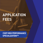 CSEP High Performance Specialization: Application Fees
