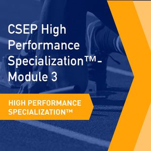 CSEP High Performance Specialization™ - Module 3: Planning and Management Training